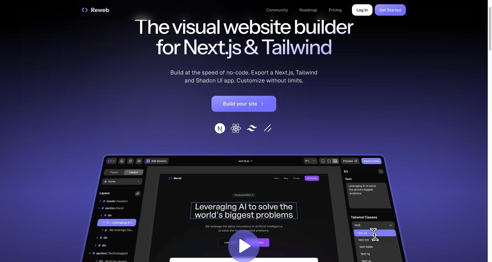 Reweb.so preview